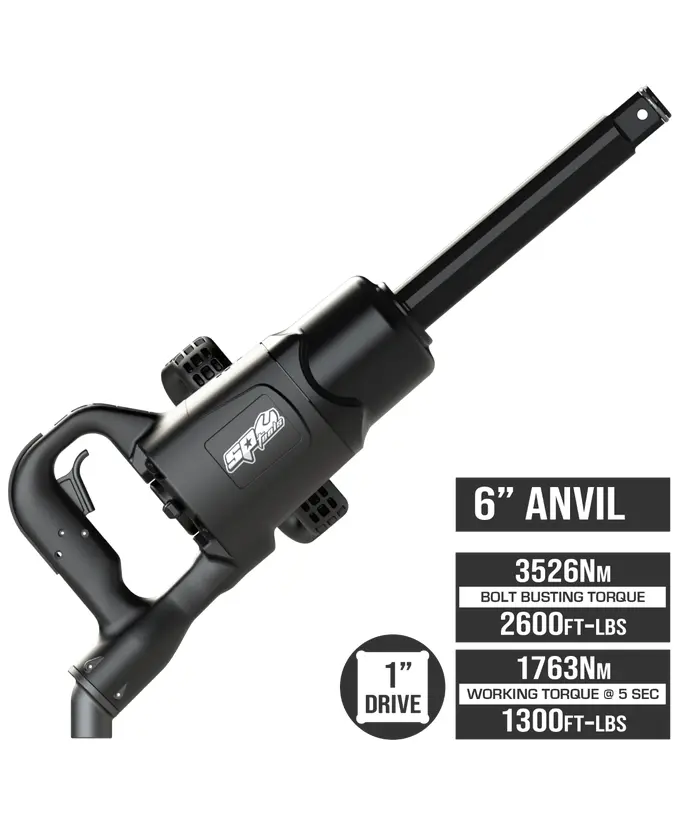Clé à chocs pneumatique alu 1'' 3500 Nm - Légère et compacte Next | SP Tools | SP9870-6