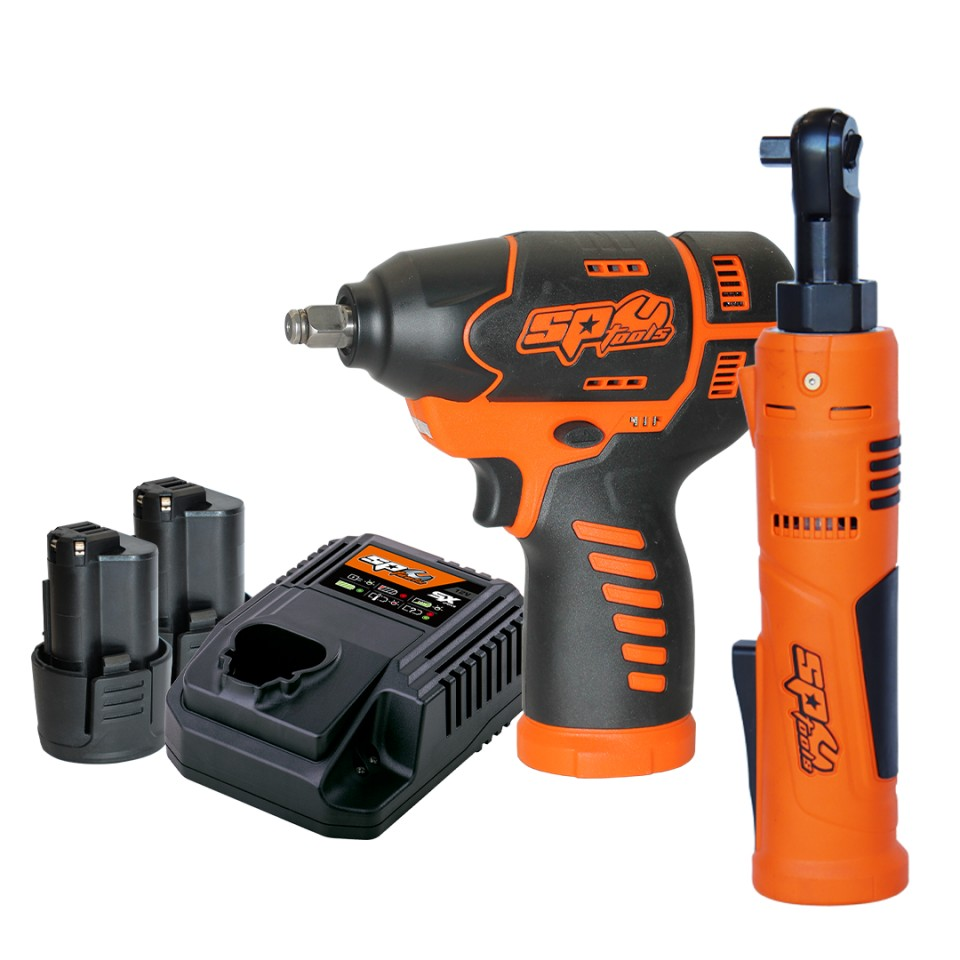 Pack clé à chocs 3/8'' et clé à rochet 3/8" | SP Tools | SP83144EU