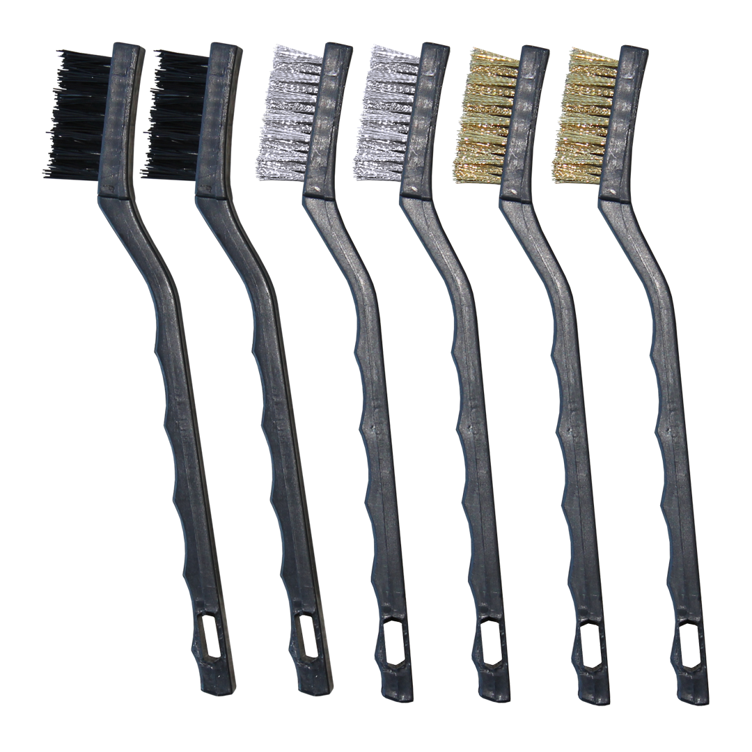 Assortiment de mini brosses 175mm - 6 pièces | SP Tools | T830807
