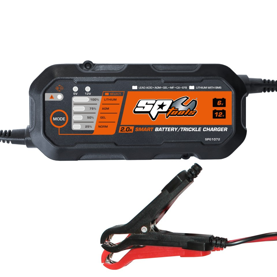 Chargeur de batterie et maintien de charge 2,0 Amp | SP Tools | SP61072