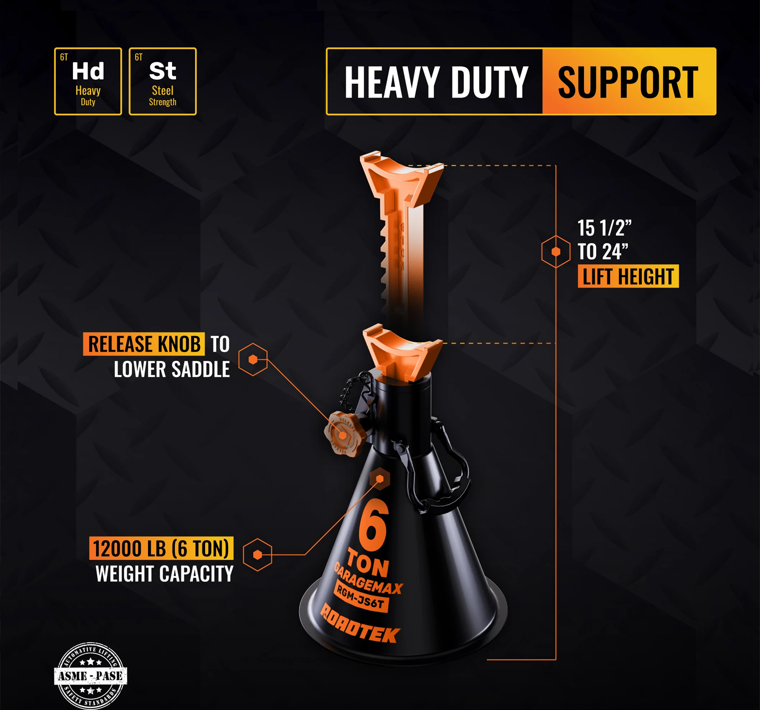 Chandelles, 6 tonnes