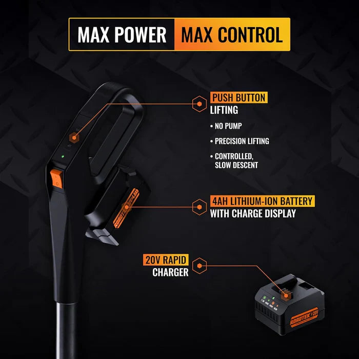 Cric électrique longue portée, 3 tonnes