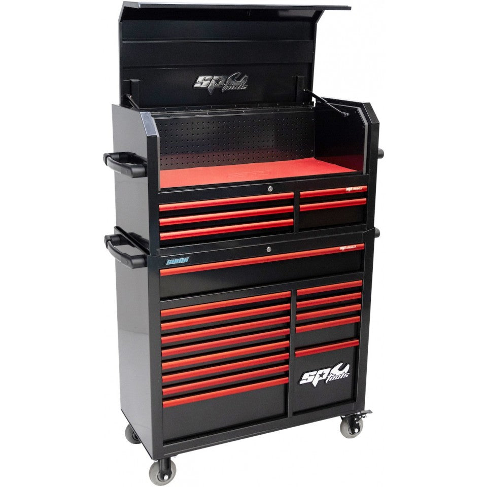 Servante vide + TopBox 19 tiroirs CUSTOM SERIES | SP Tools