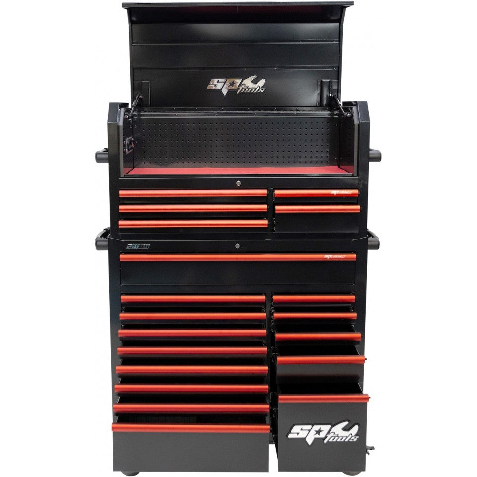Servante vide + TopBox 19 tiroirs CUSTOM SERIES | SP Tools