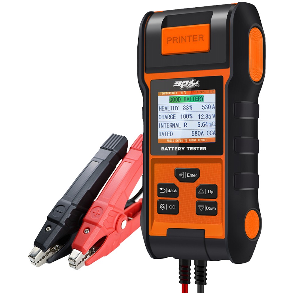 Testeur de batterie 6/12/24V avec imprimante intégrée | SP Tools | SP61066