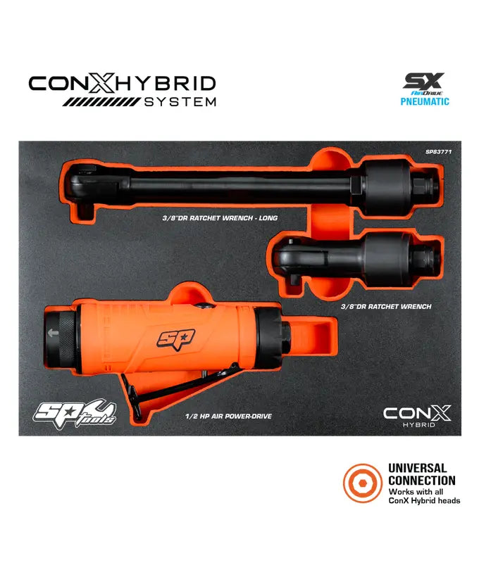 CONX HYBRID SYSTEM - KIT ConX Pneumatique Cliquets SX AIRDRIVE | SP Tools | SP837771
