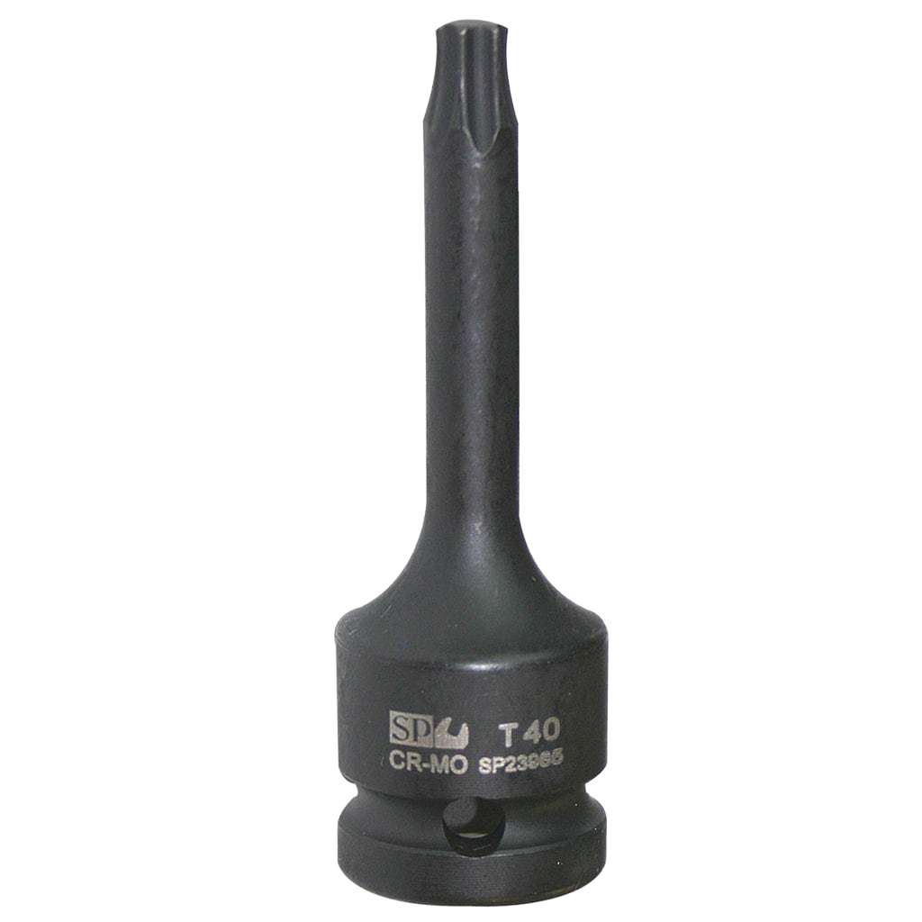 Coffret de douilles tournevis à chocs 1/2'' Torx - de T20 à T70 - 9 pièces | SP Tools