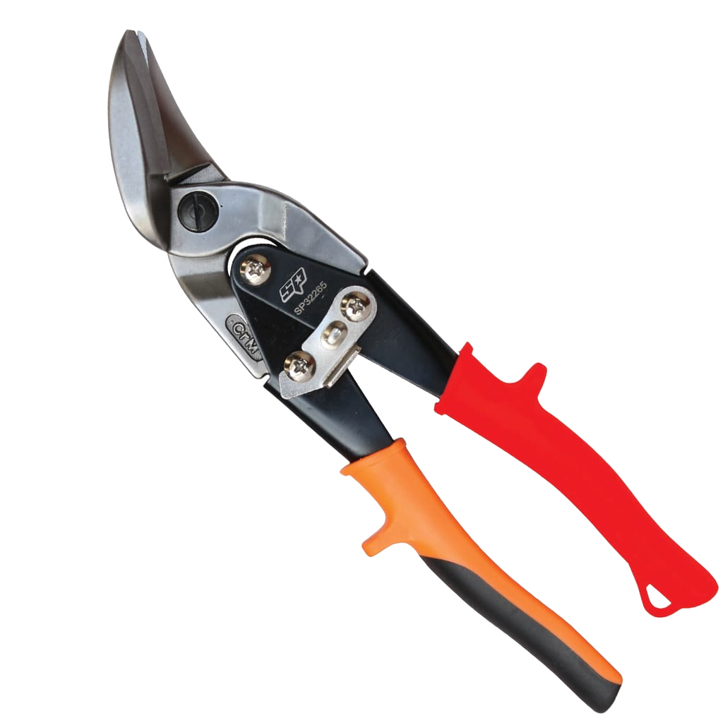 Cisaille à tôle bichantourneuse coudée 250mm | SP Tools Coupe à gauche