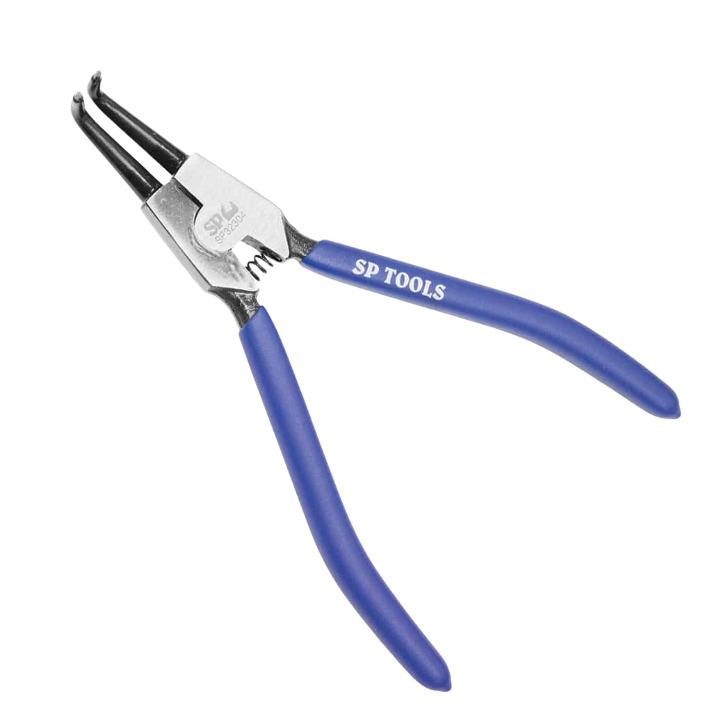 Pince Circlips coudée | SP Tools 140 mm externe