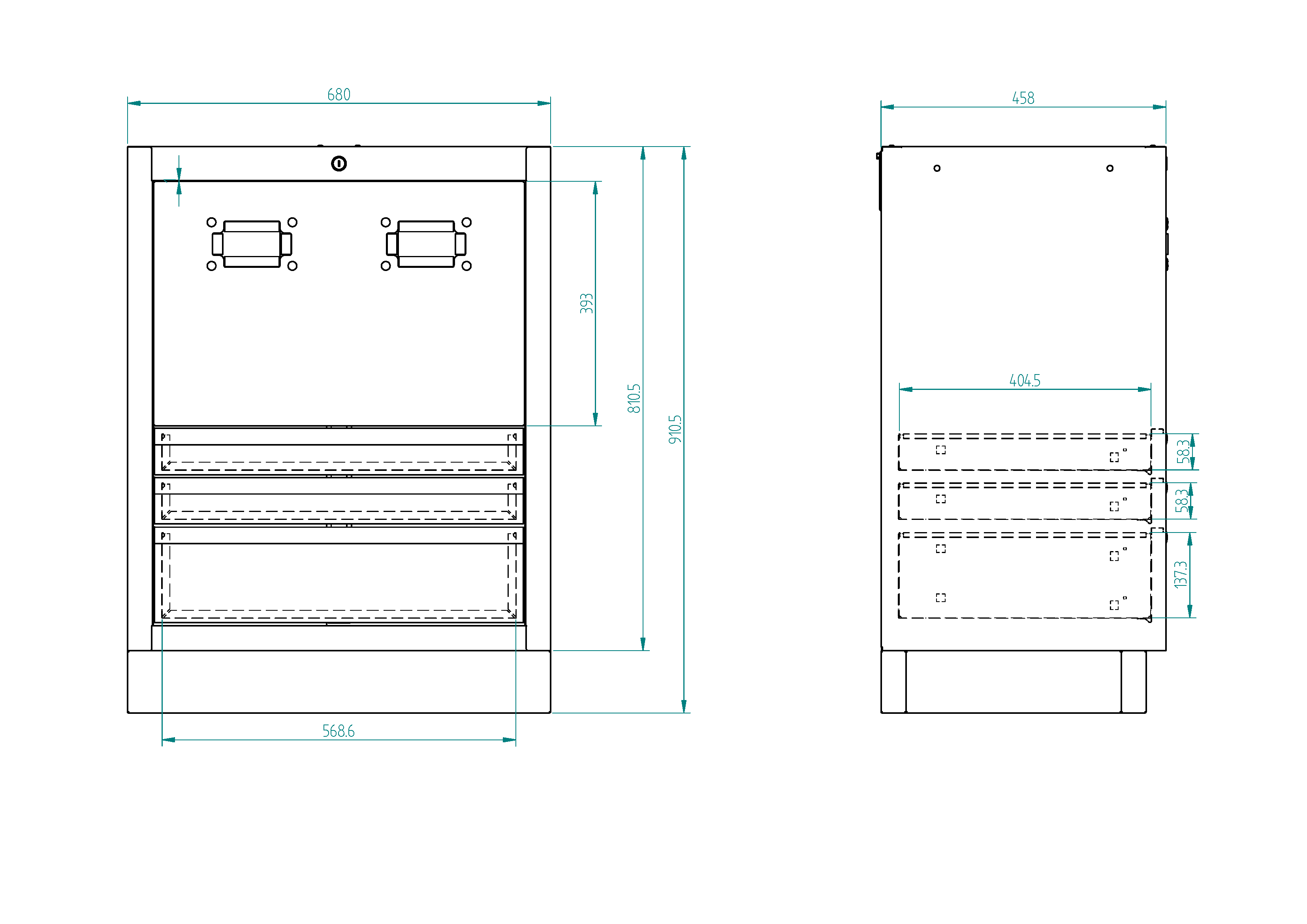 Armoire pour enrouleurs avec 3 tiroirs | SP Tools